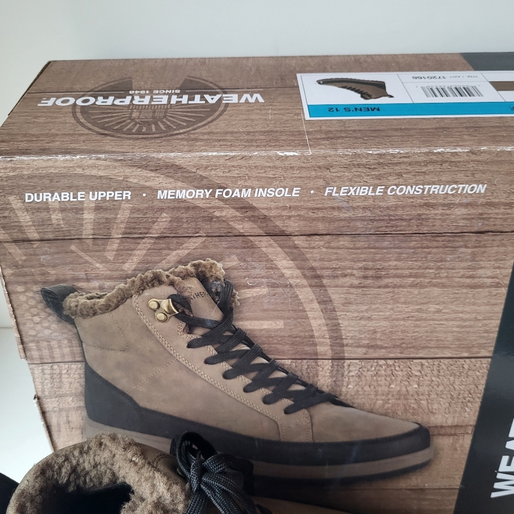Weatherproof Men's Tan Lace-Up Boots - Picture 5 of 5